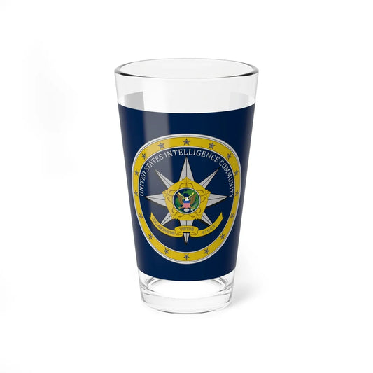 Flag of the United States Intelligence Community (United States) Pint Glass 16oz 16oz - Go Mug Yourself