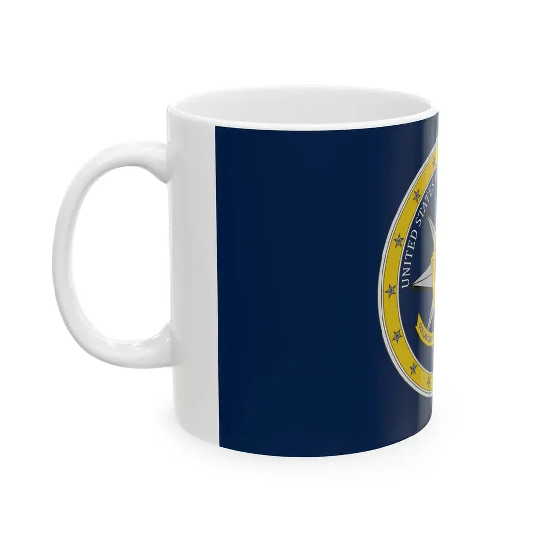 Flag of the United States Intelligence Community (United States) White Coffee Mug - Go Mug Yourself