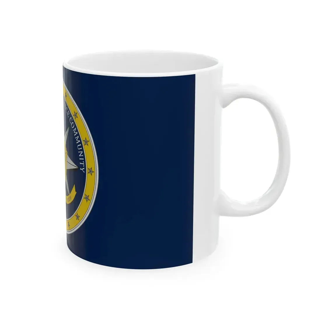 Flag of the United States Intelligence Community (United States) White Coffee Mug - Go Mug Yourself