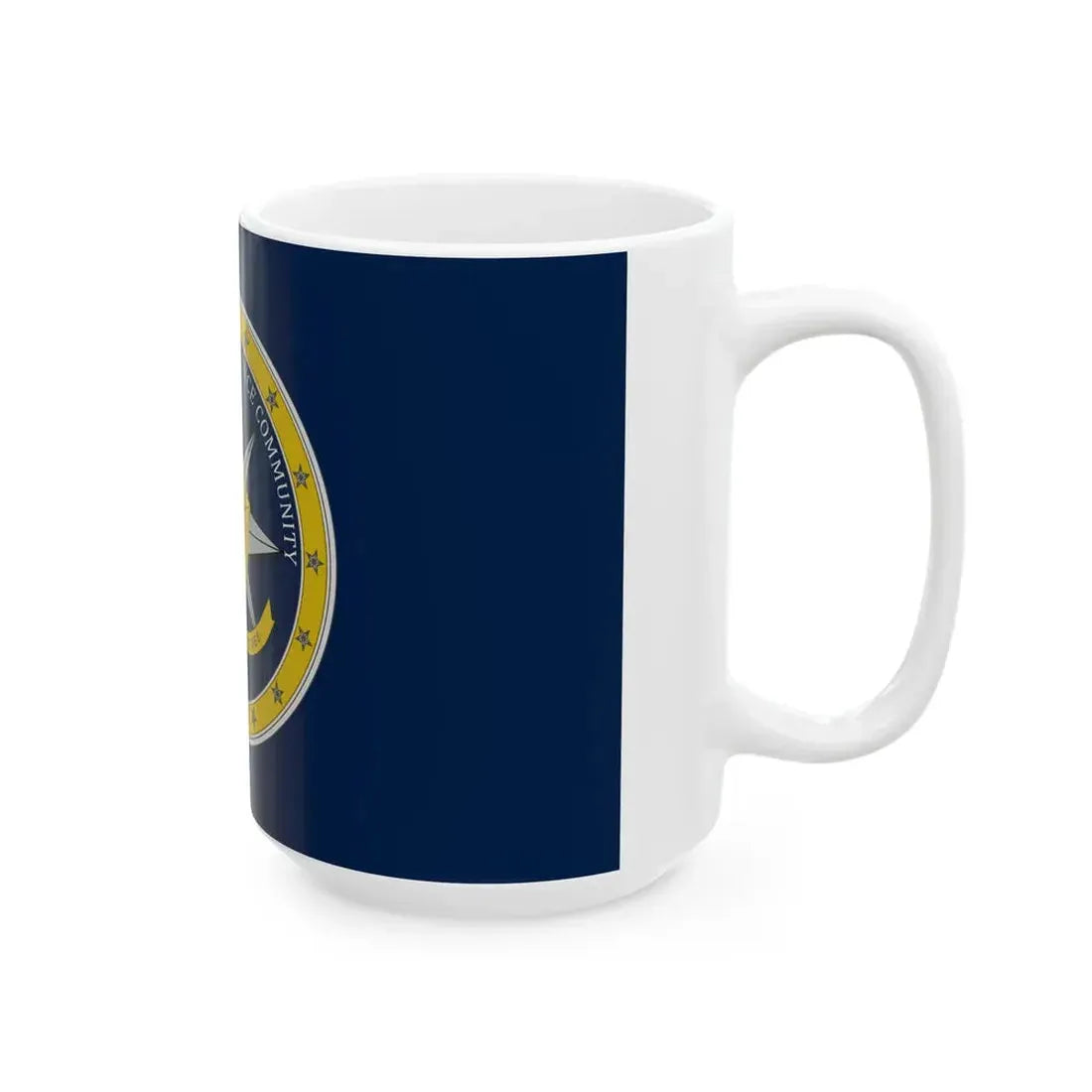 Flag of the United States Intelligence Community (United States) White Coffee Mug - Go Mug Yourself