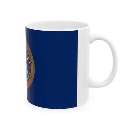 Flag of the United States Marshals Service (United States) White Coffee Mug - Go Mug Yourself