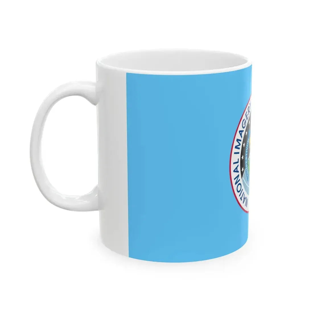 Flag of the United States National Imagery and Mapping Agency (United States) White Coffee Mug - Go Mug Yourself