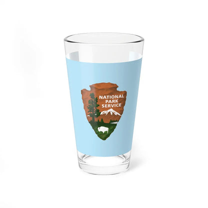 Flag of the United States National Park Service (United States) Pint Glass 16oz 16oz - Go Mug Yourself