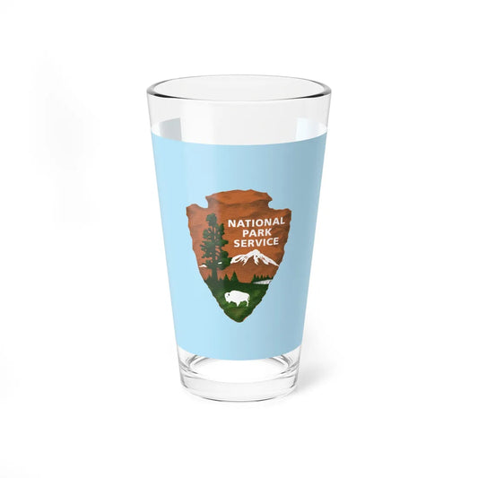 Flag of the United States National Park Service (United States) Pint Glass 16oz 16oz - Go Mug Yourself