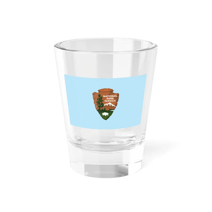 Flag of the United States National Park Service (United States) Shot Glass 1.5oz 1.5oz - Go Mug Yourself
