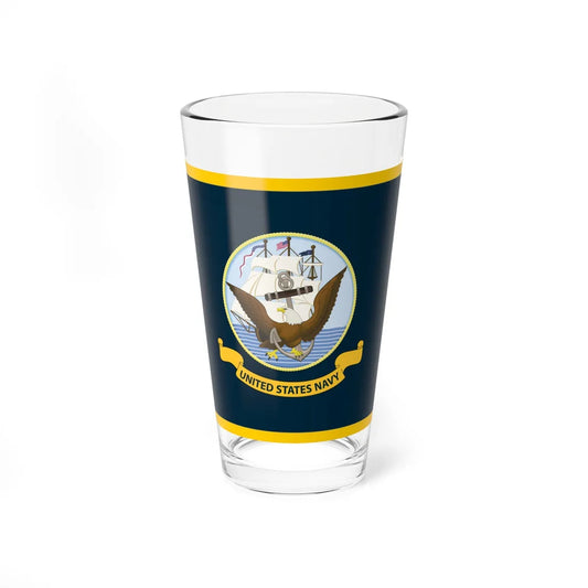 Flag of the United States Navy fringe (United States) Pint Glass 16oz 16oz - Go Mug Yourself