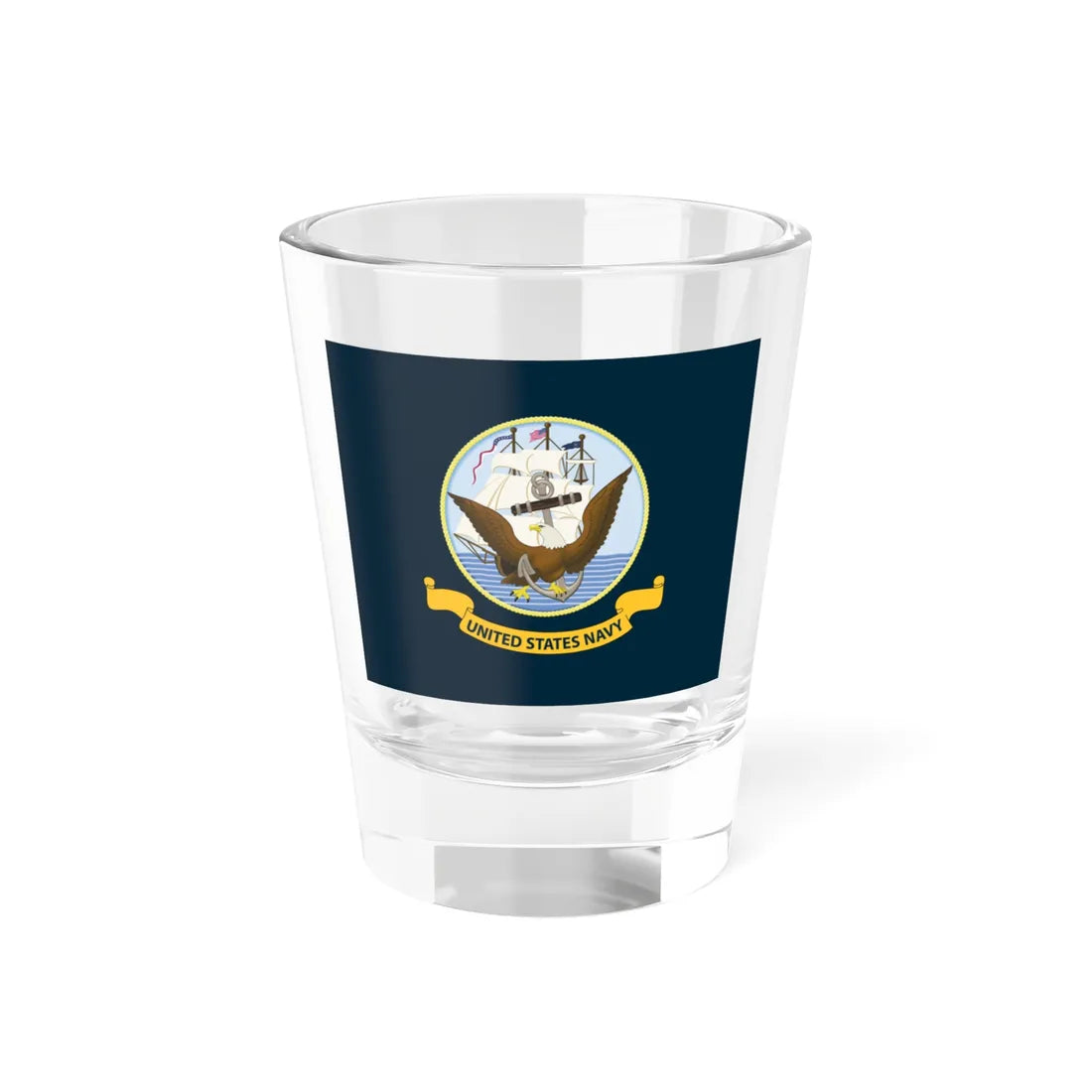Flag of the United States Navy (United States) Shot Glass 1.5oz 1.5oz - Go Mug Yourself