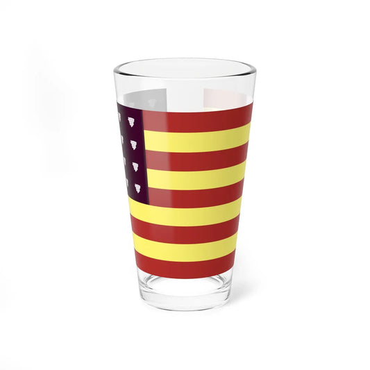Flag of the United States of Akkerman (United States) Pint Glass 16oz 16oz - Go Mug Yourself