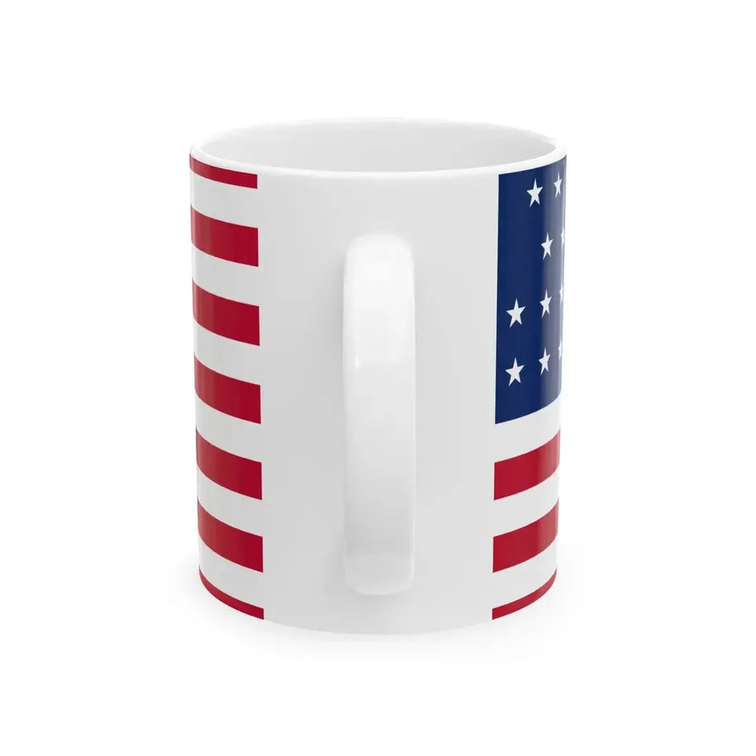 Flag of the United States of America 1836-1837 (United States) White Coffee Mug - Go Mug Yourself
