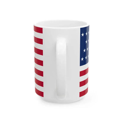 Flag of the United States of America 1847-1848 (United States) White Coffee Mug - Go Mug Yourself