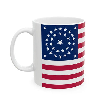 Flag of the United States of America 1861-1863 (United States) White Coffee Mug - Go Mug Yourself