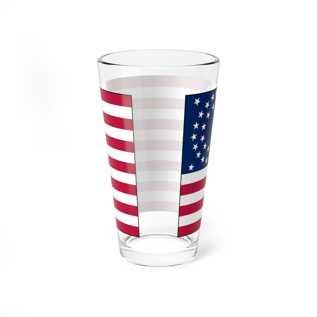 Flag of the United States of America 1863-1865 with border (United States) Pint Glass 16oz - Go Mug Yourself