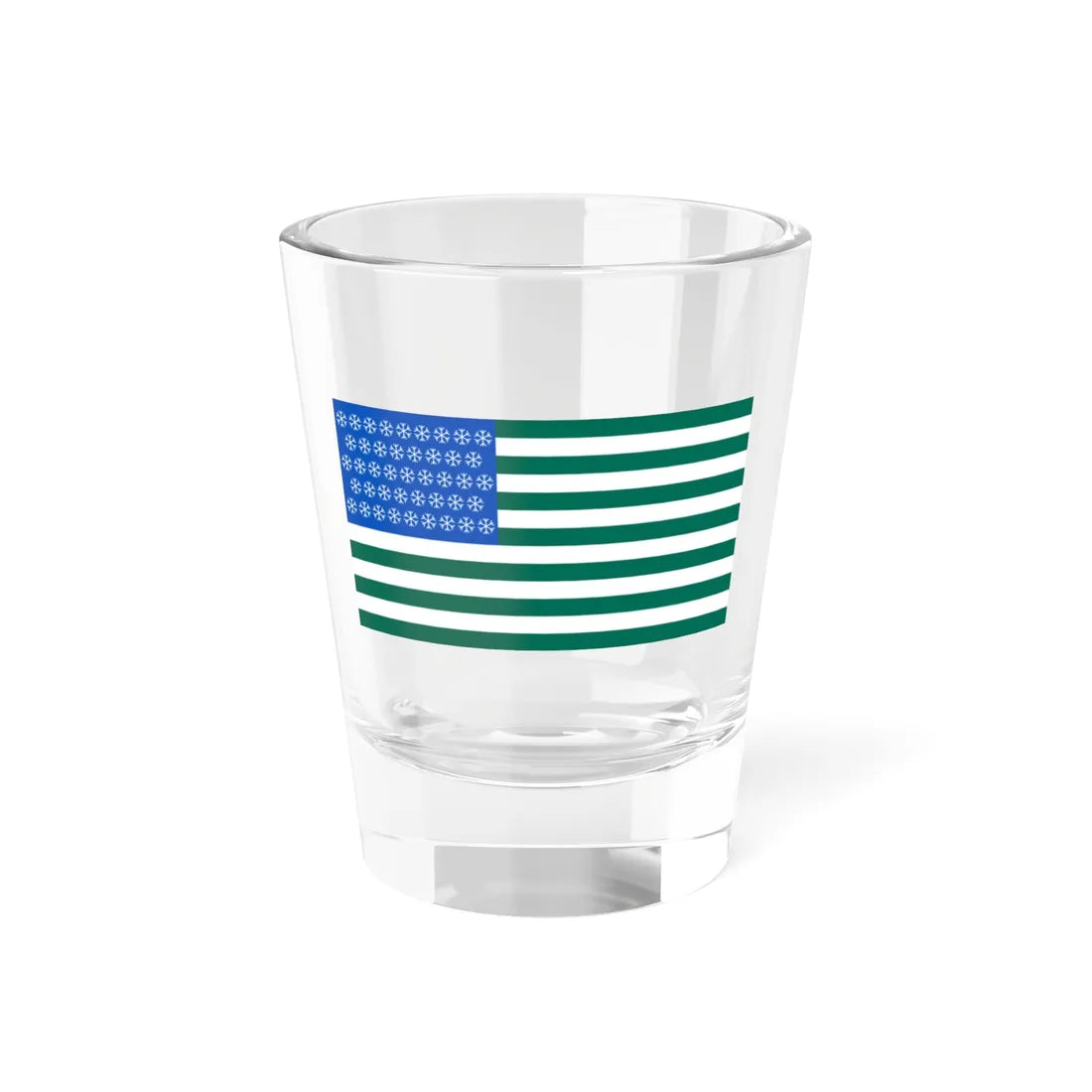 Flag of the United States of Siberia (Russia) Shot Glass 1.5oz 1.5oz - Go Mug Yourself
