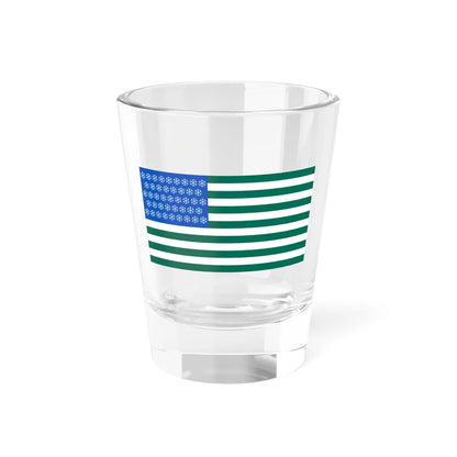 Flag of the United States of Siberia (Russia) Shot Glass 1.5oz 1.5oz - Go Mug Yourself