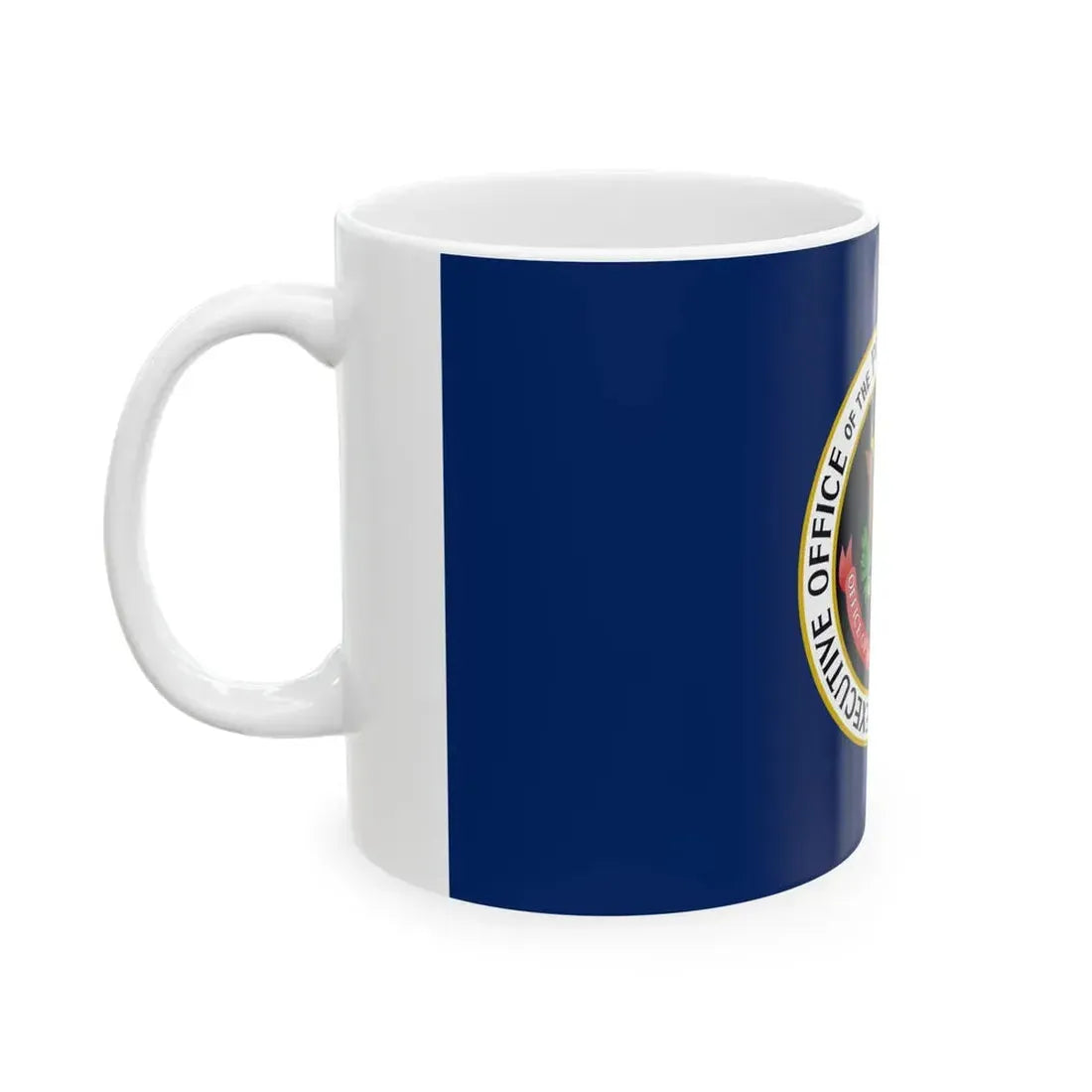 Flag of the United States Office of Homeland Security (United States) White Coffee Mug - Go Mug Yourself