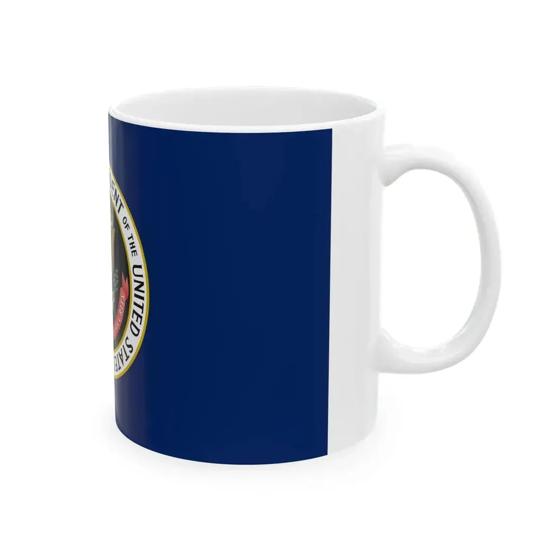 Flag of the United States Office of Homeland Security (United States) White Coffee Mug - Go Mug Yourself