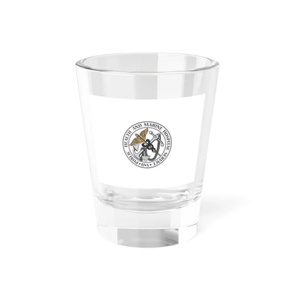 Flag of the United States Public Health and Marine-Hospital Service (United States) Shot Glass 1.5oz 1.5oz - Go Mug Yourself