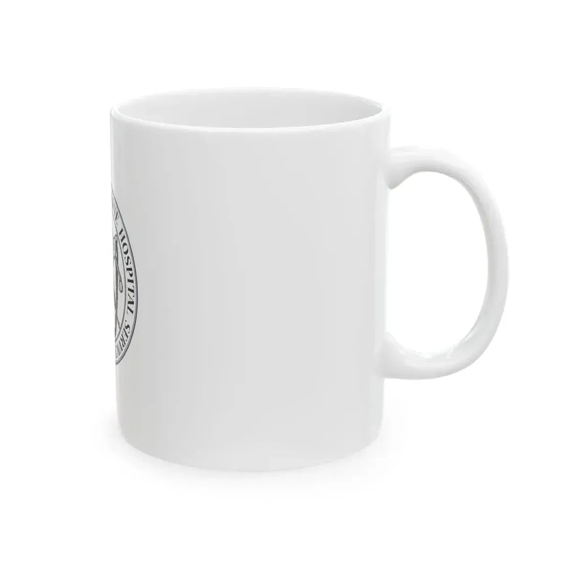 Flag of the United States Public Health and Marine-Hospital Service (United States) White Coffee Mug - Go Mug Yourself