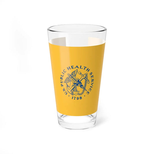 Flag of the United States Public Health Service (United States) Pint Glass 16oz 16oz - Go Mug Yourself