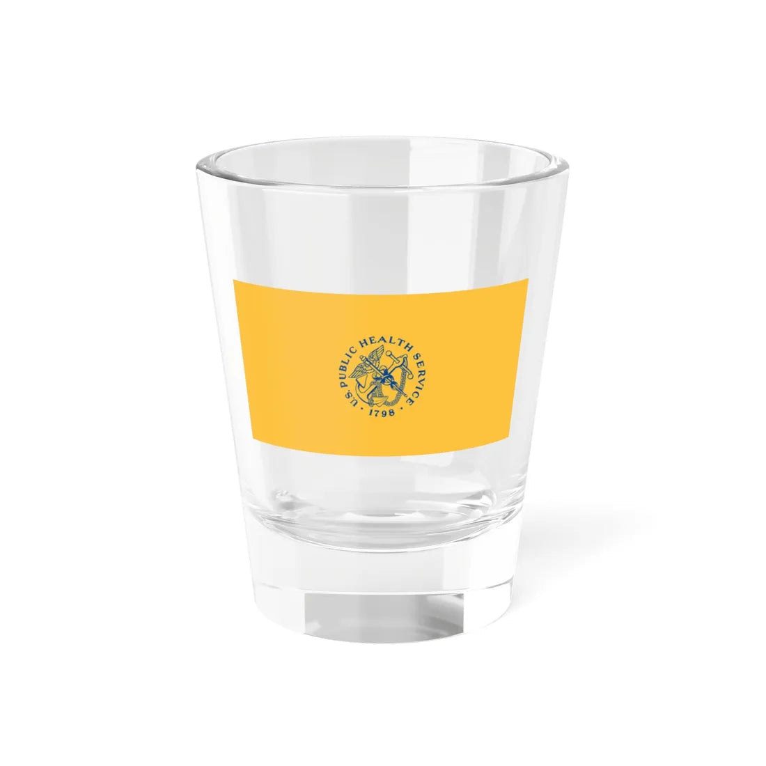 Flag of the United States Public Health Service (United States) Shot Glass 1.5oz 1.5oz - Go Mug Yourself