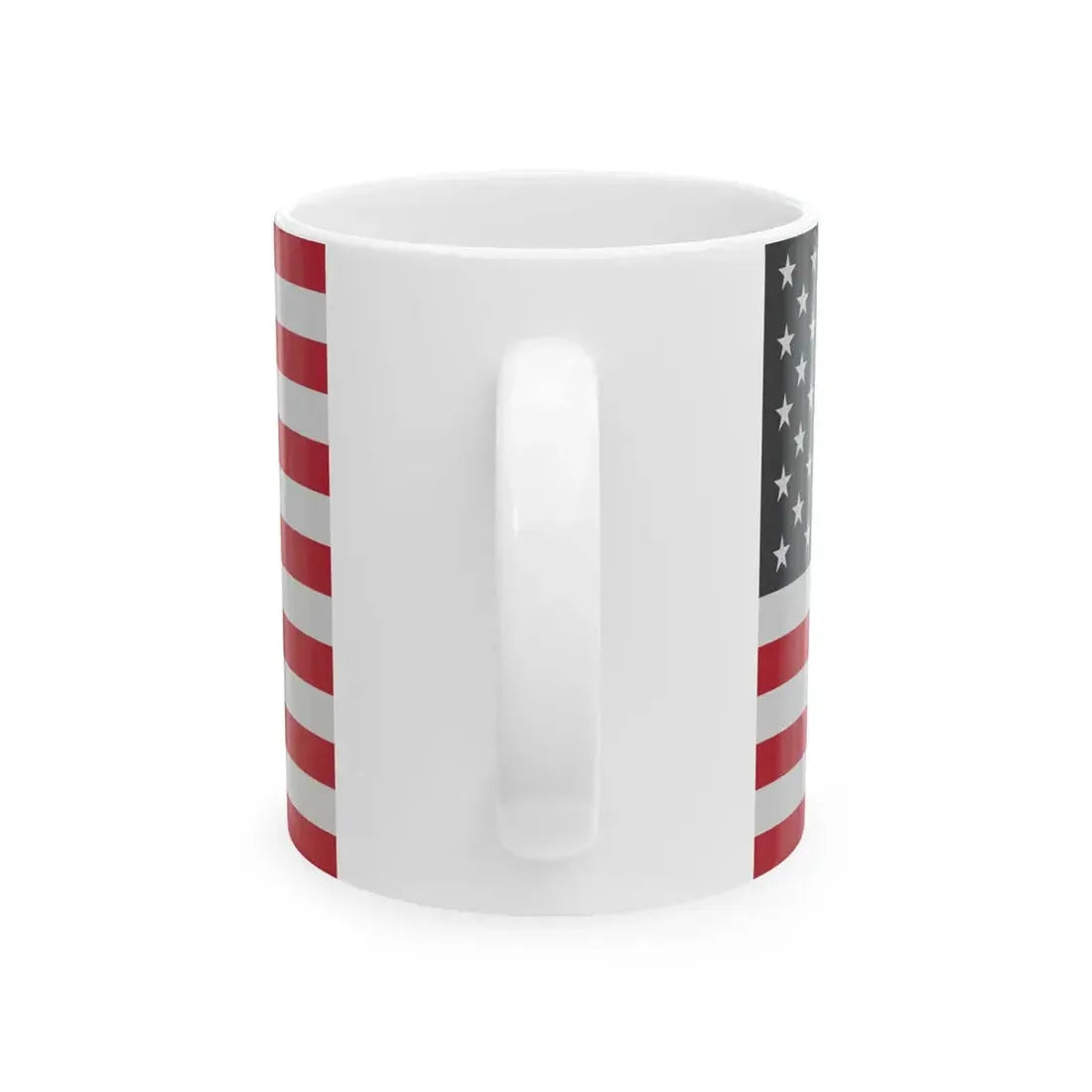 Flag of the United States - Red (United States) White Coffee Mug - Go Mug Yourself