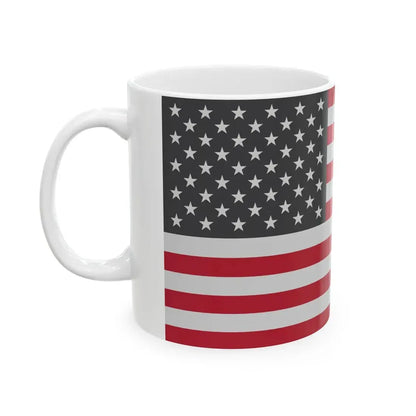 Flag of the United States - Red (United States) White Coffee Mug - Go Mug Yourself