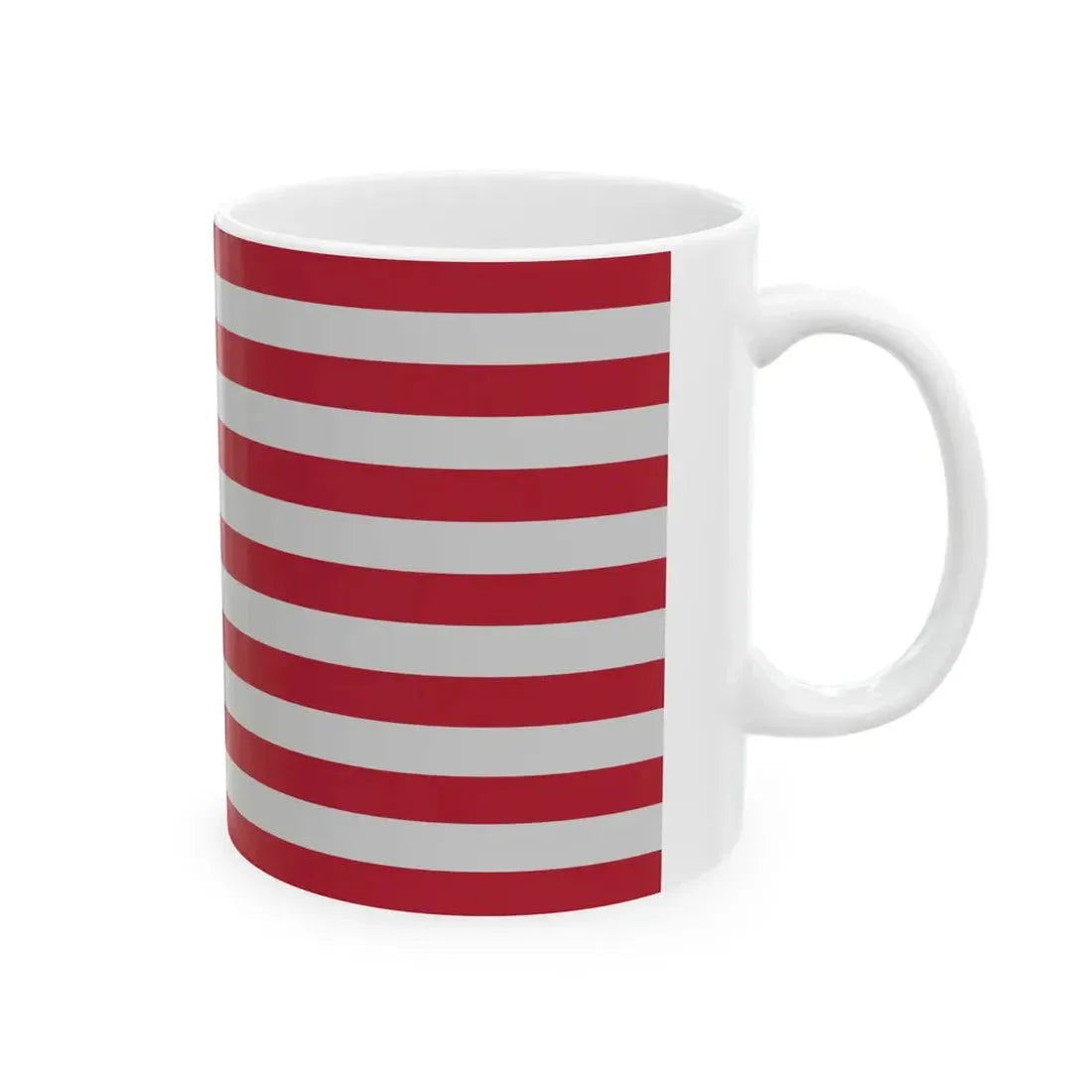 Flag of the United States - Red (United States) White Coffee Mug - Go Mug Yourself