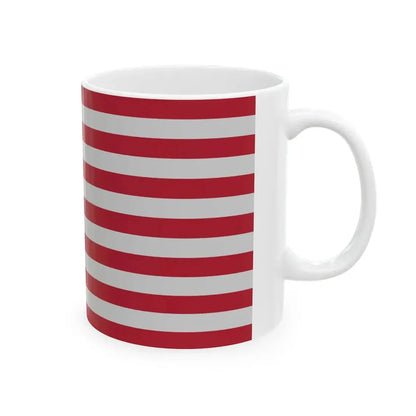 Flag of the United States - Red (United States) White Coffee Mug - Go Mug Yourself