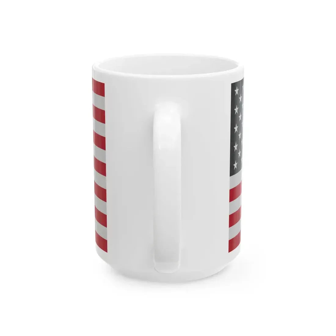 Flag of the United States - Red (United States) White Coffee Mug - Go Mug Yourself