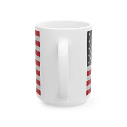 Flag of the United States - Red (United States) White Coffee Mug - Go Mug Yourself