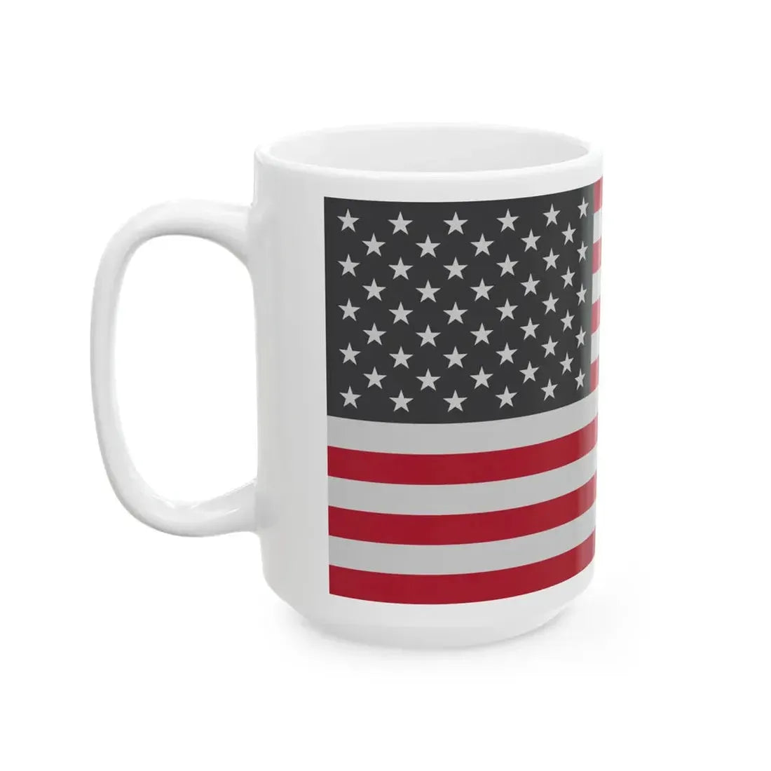 Flag of the United States - Red (United States) White Coffee Mug - Go Mug Yourself