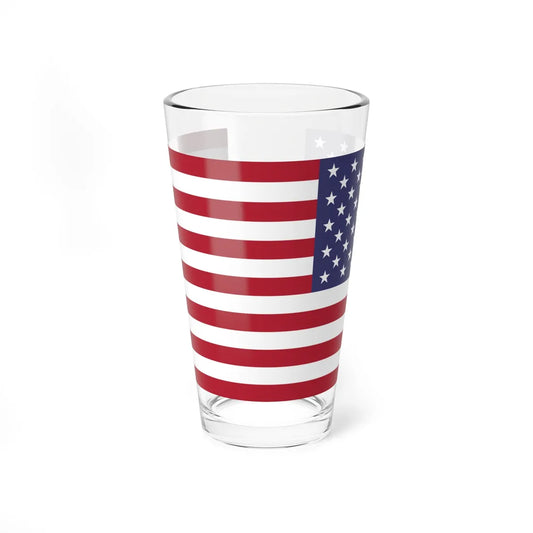 Flag of the United States reversed (United States) Pint Glass 16oz 16oz - Go Mug Yourself