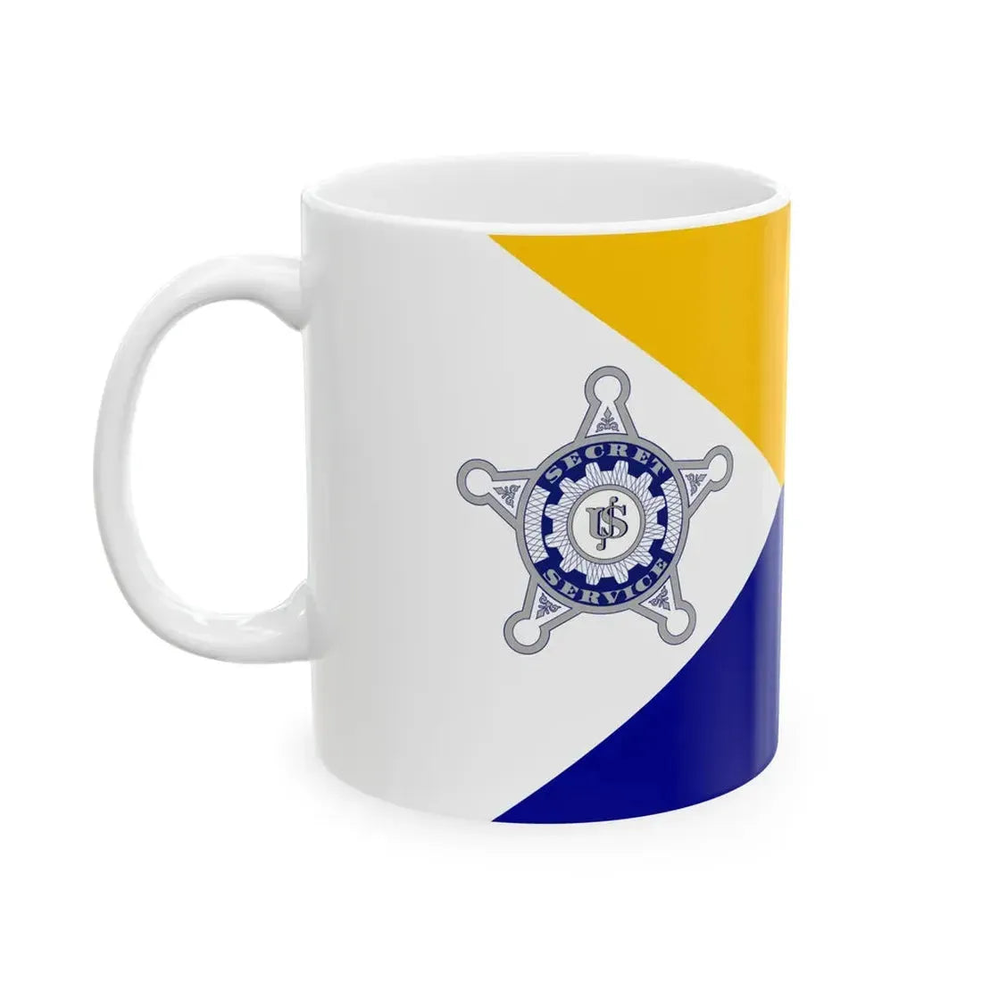 Flag of the United States Secret Service (United States) White Coffee Mug - Go Mug Yourself