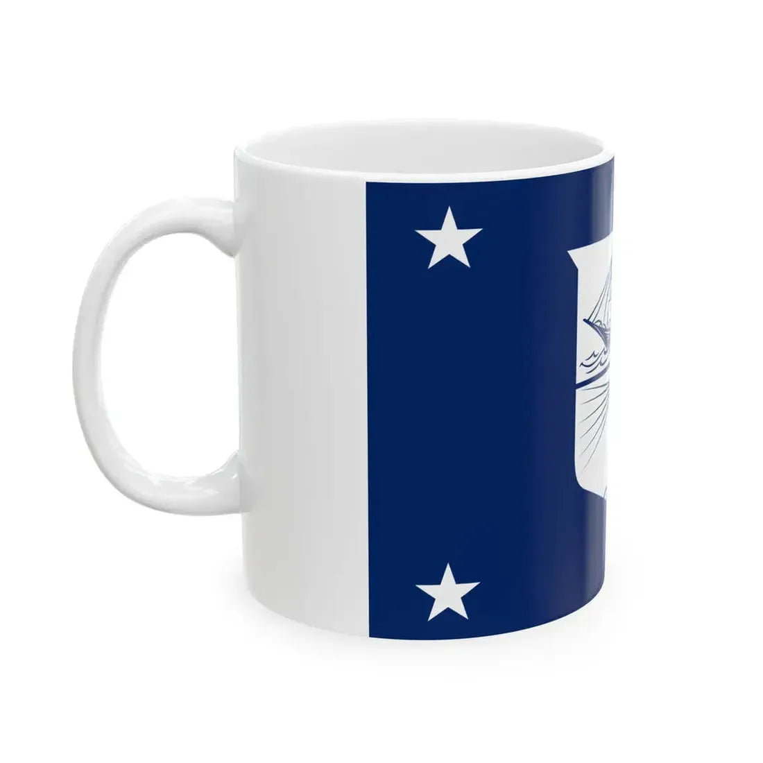 Flag of the United States Secretary of Commerce (United States) White Coffee Mug - Go Mug Yourself