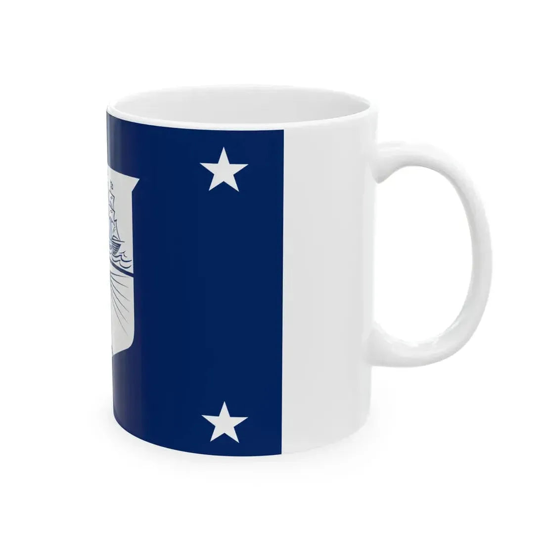 Flag of the United States Secretary of Commerce (United States) White Coffee Mug - Go Mug Yourself