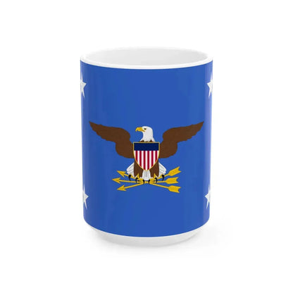 Flag of the United States Secretary of Defense (United States) White Coffee Mug 15oz - Go Mug Yourself