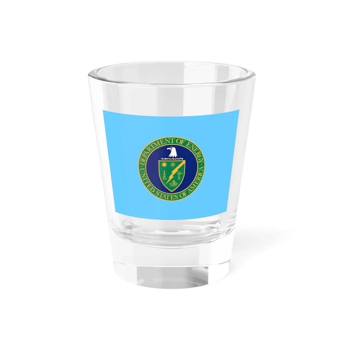 Flag of the United States Secretary of Energy (United States) Shot Glass 1.5oz 1.5oz - Go Mug Yourself