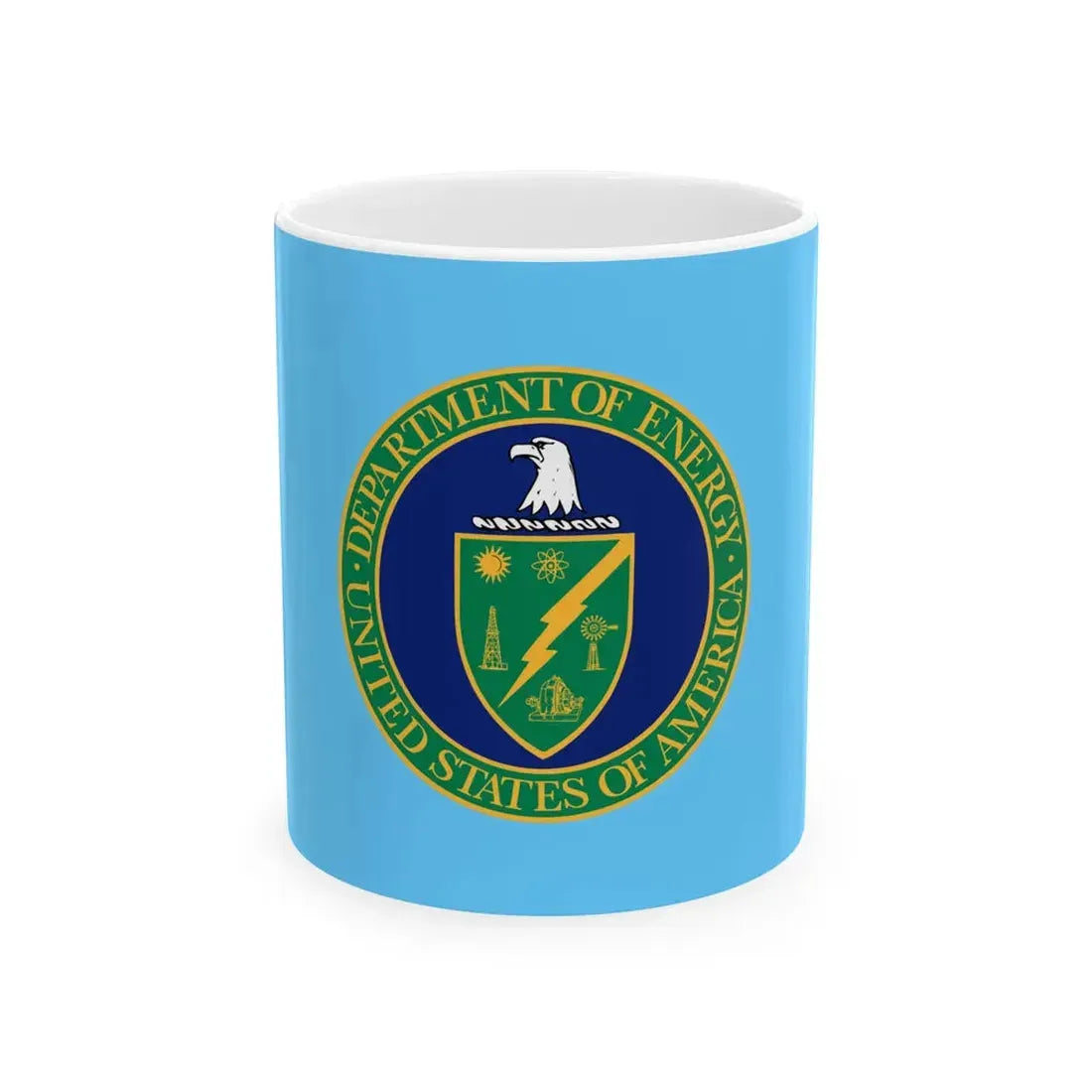 Flag of the United States Secretary of Energy (United States) White Coffee Mug 11oz - Go Mug Yourself