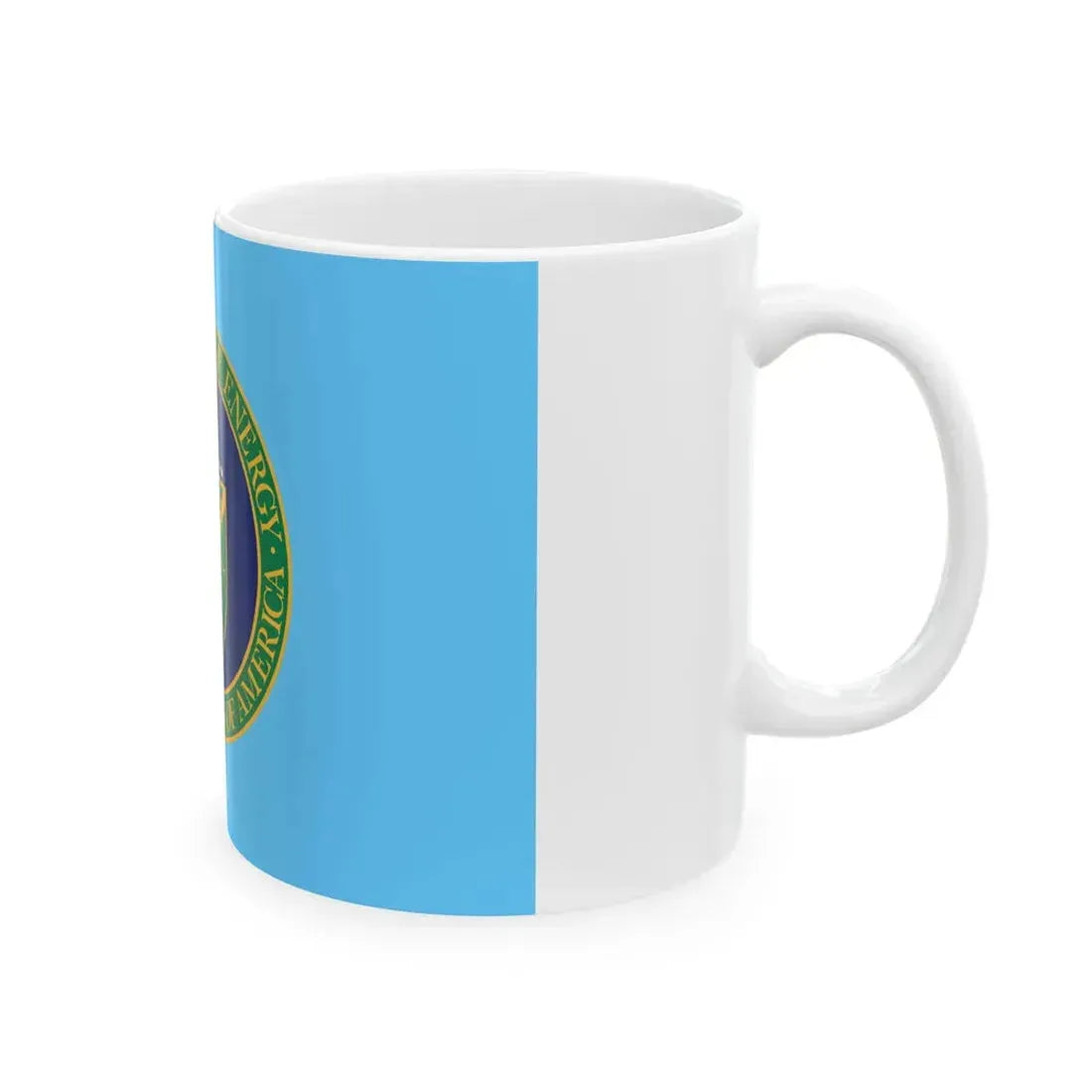 Flag of the United States Secretary of Energy (United States) White Coffee Mug - Go Mug Yourself