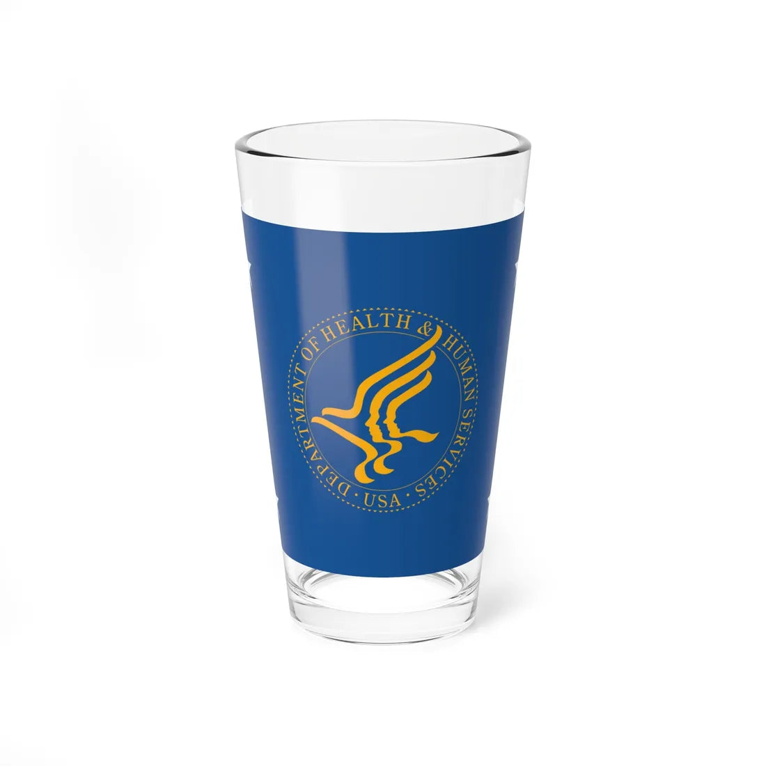 Flag of the United States Secretary of Health and Human Services (United States) Pint Glass 16oz 16oz - Go Mug Yourself