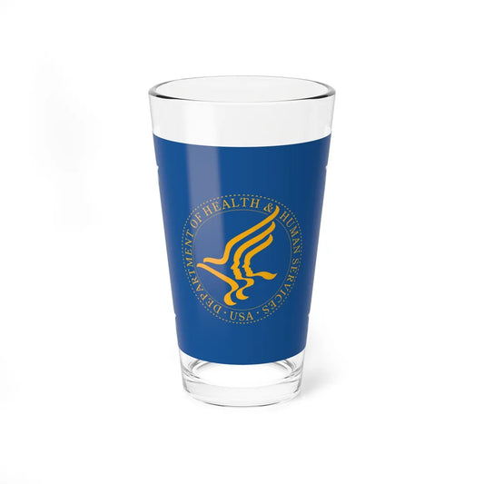 Flag of the United States Secretary of Health and Human Services (United States) Pint Glass 16oz 16oz - Go Mug Yourself
