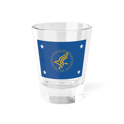 Flag of the United States Secretary of Health and Human Services (United States) Shot Glass 1.5oz 1.5oz - Go Mug Yourself