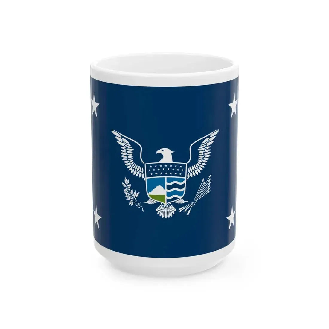 Flag of the United States Secretary of Homeland Security (United States) White Coffee Mug 15oz - Go Mug Yourself
