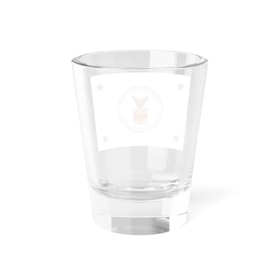 Flag of the United States Secretary of Labor 1915-1960 (United States) Shot Glass 1.5oz - Go Mug Yourself