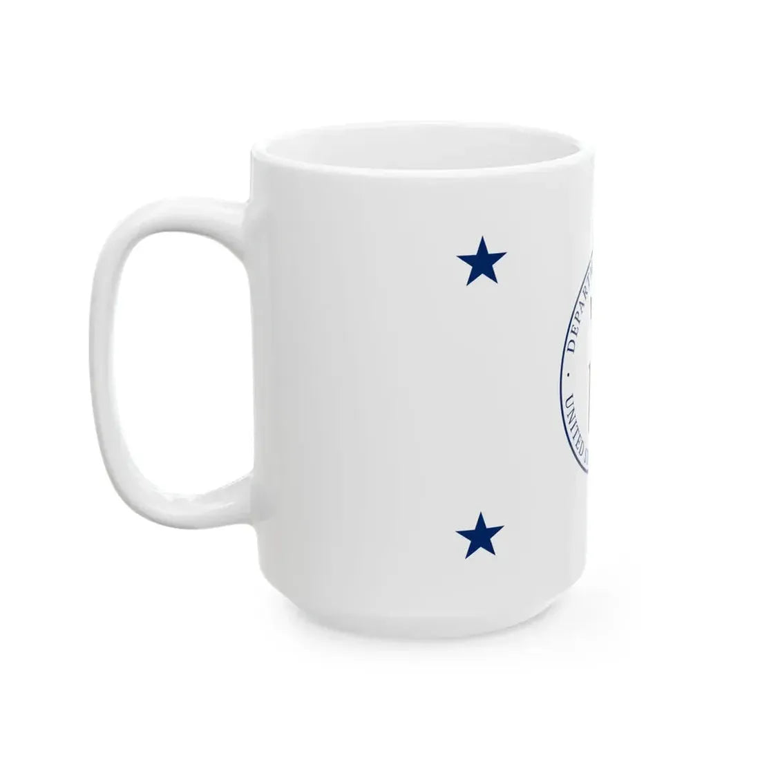 Flag of the United States Secretary of Labor 1915-1960 (United States) White Coffee Mug - Go Mug Yourself