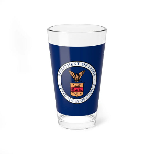 Flag of the United States Secretary of Labor (United States) Pint Glass 16oz 16oz - Go Mug Yourself