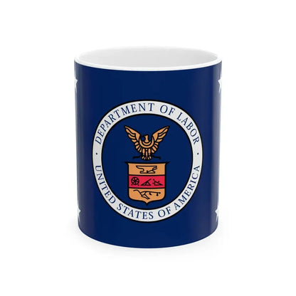 Flag of the United States Secretary of Labor (United States) White Coffee Mug 11oz - Go Mug Yourself