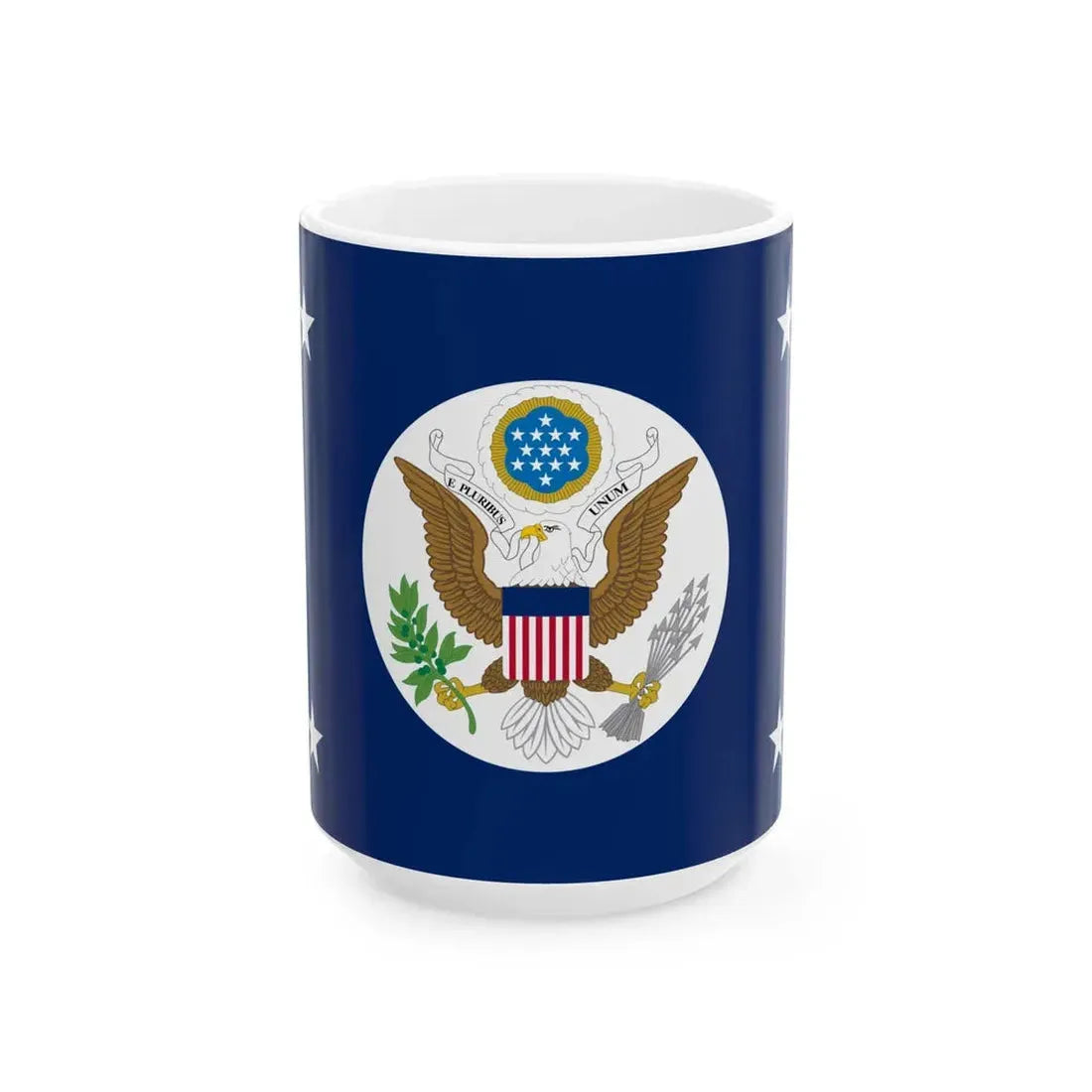 Flag of the United States Secretary of State (United States) White Coffee Mug 15oz - Go Mug Yourself