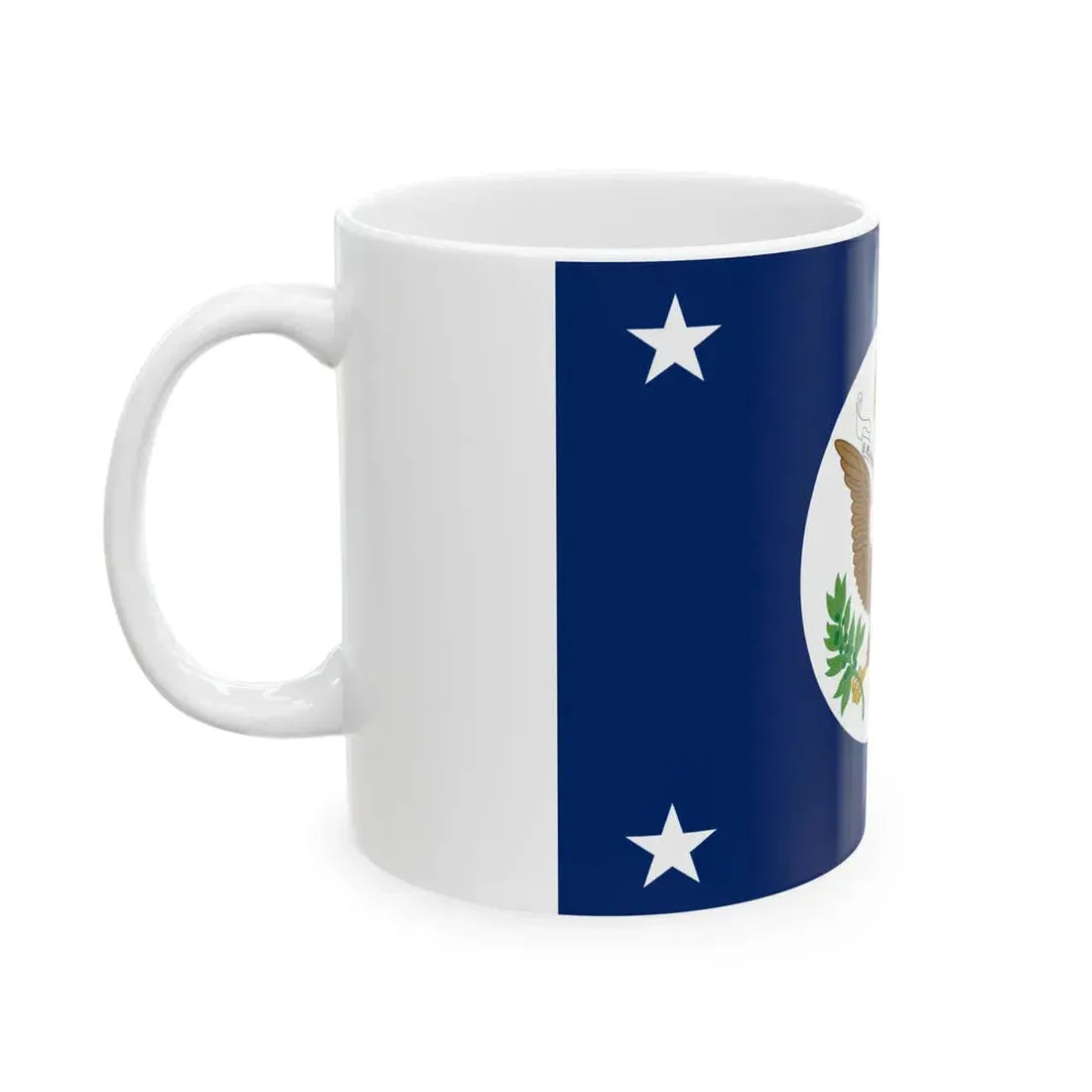 Flag of the United States Secretary of State (United States) White Coffee Mug - Go Mug Yourself