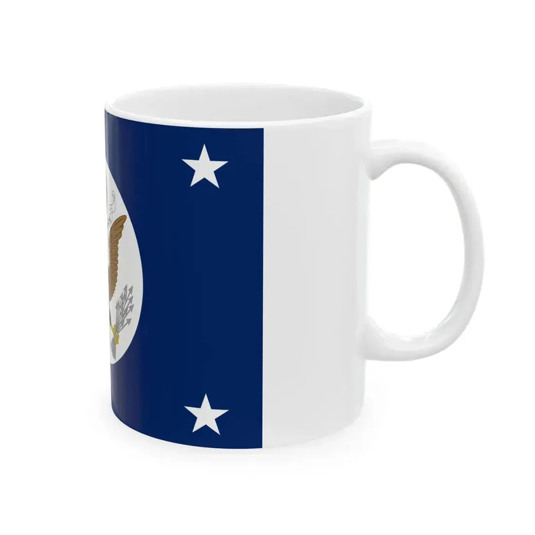 Flag of the United States Secretary of State (United States) White Coffee Mug - Go Mug Yourself
